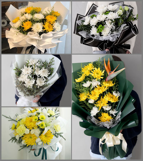 广西桂林灵川县九屋镇白事花束代送